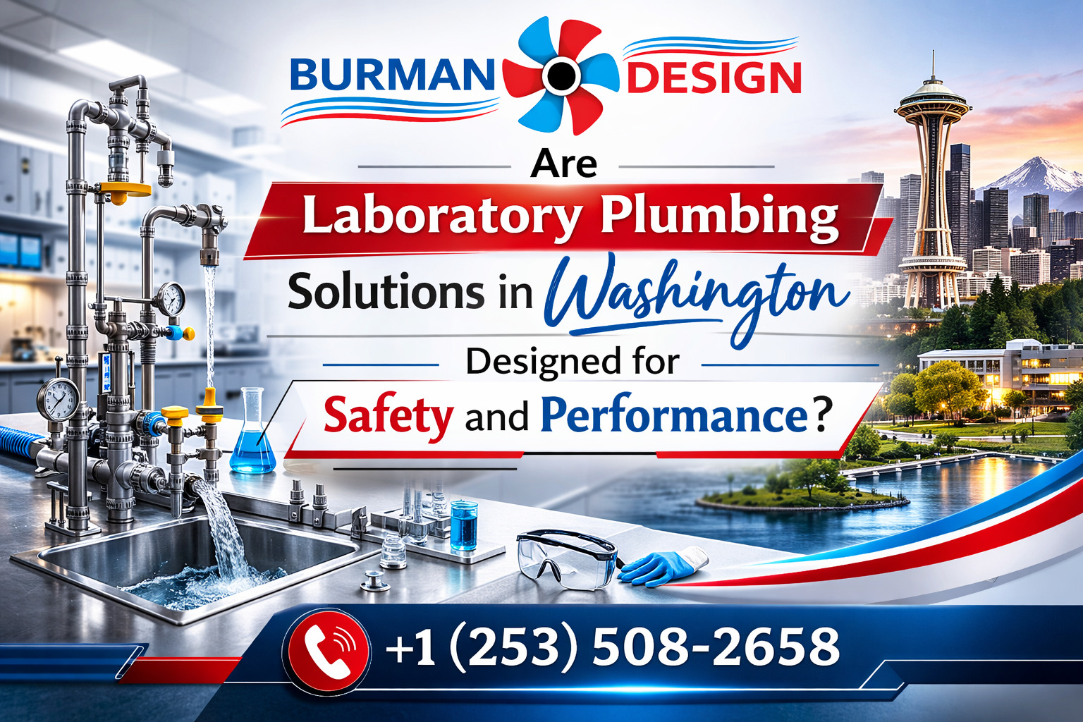 Laboratory Plumbing Solutions in Washington, Sustainable and Energy-Efficient Building Systems in Washington, Mechanical Engineering for Education Facilities in Washington, Burman Design