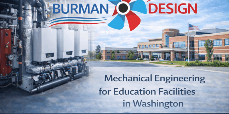 Mechanical Engineering for Education Facilities in Washington, Sustainable and Energy-Efficient Building Systems in Washington, Burman Design