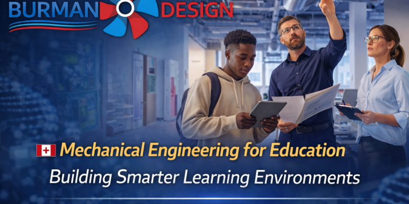 Mechanical Engineering for Education Facilities in Washington, Sustainable and Energy-Efficient Building Systems in Washington, Burman Design